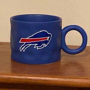 Buffalo Bills NFL Large Blue Buffalo Logo Dimpled Coffee Mug 14 oz.